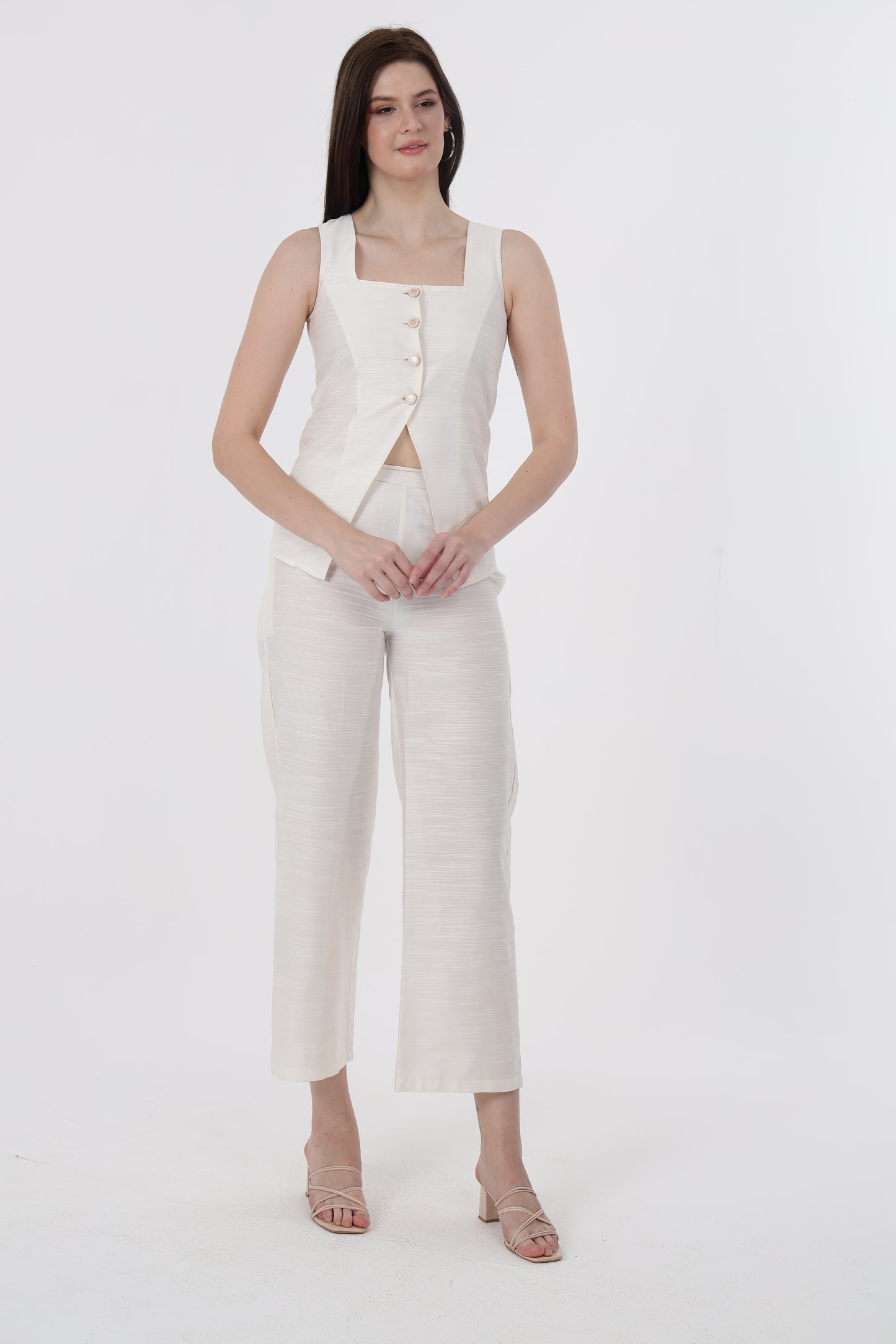 Chic White Co-ord Set