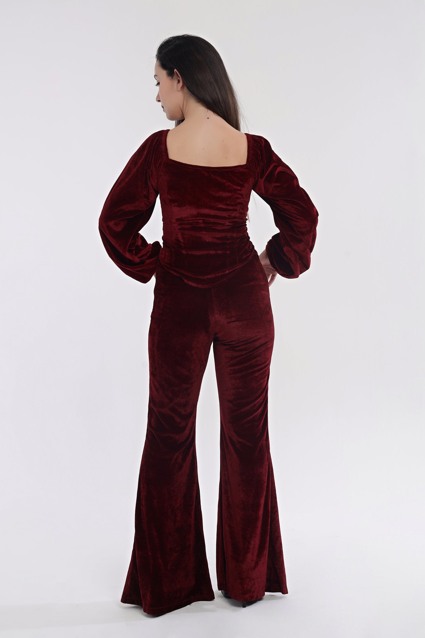 Velvet corset style Co-ord