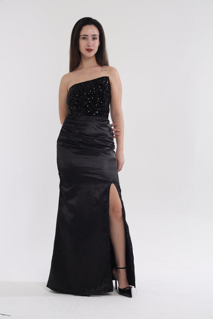 Sequin Satin cocktail dress