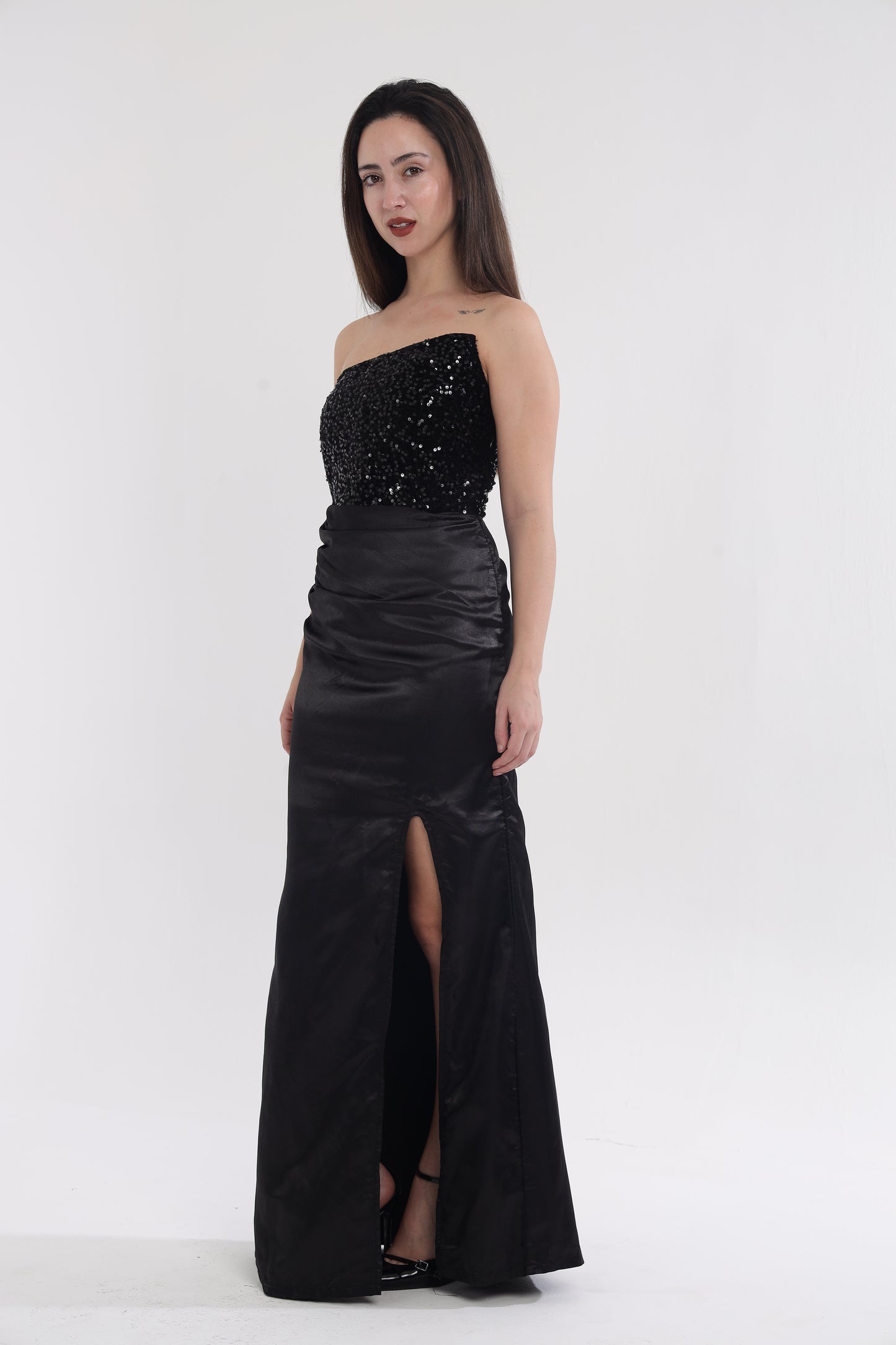 Sequin Satin cocktail dress