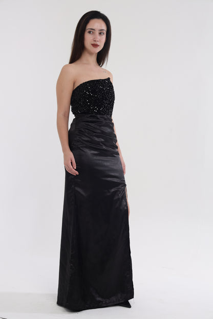 Sequin Satin cocktail dress