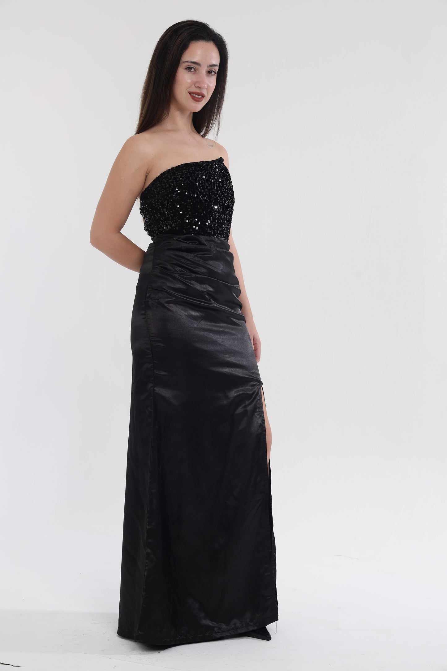 Sequin Satin cocktail dress