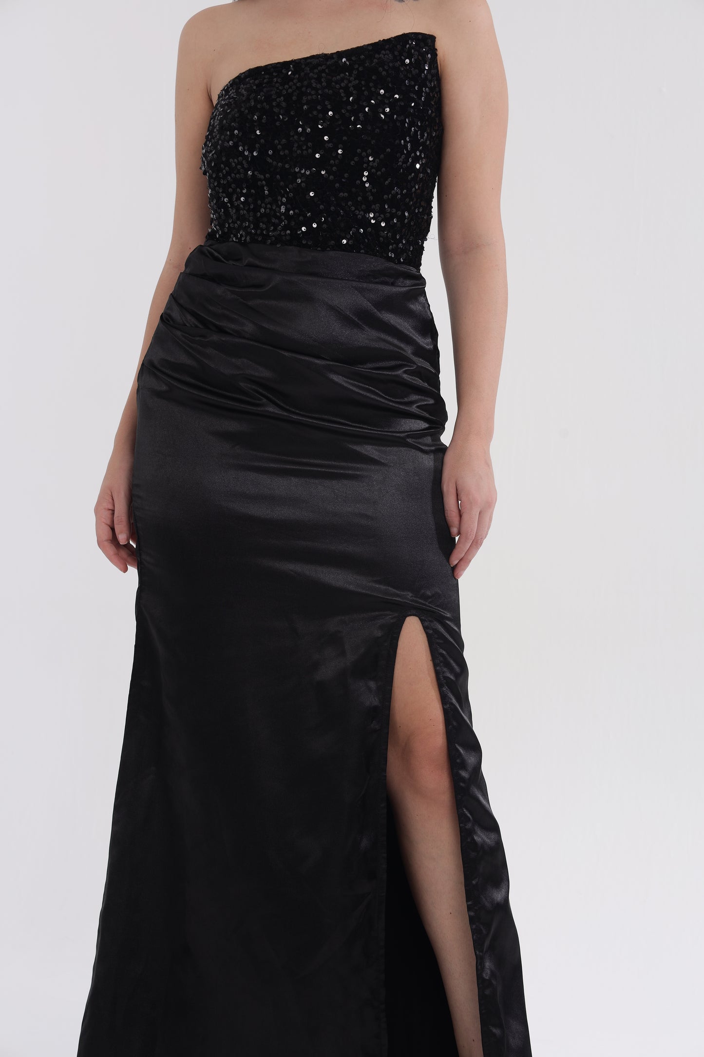 Sequin Satin cocktail dress