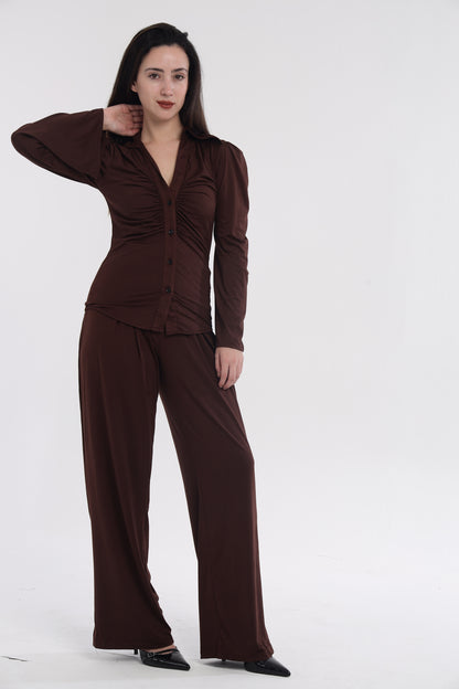 Brown chic co-ord set