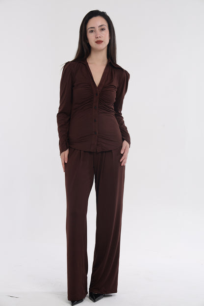 Brown chic co-ord set