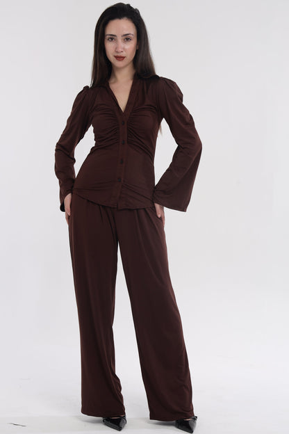 Brown chic co-ord set