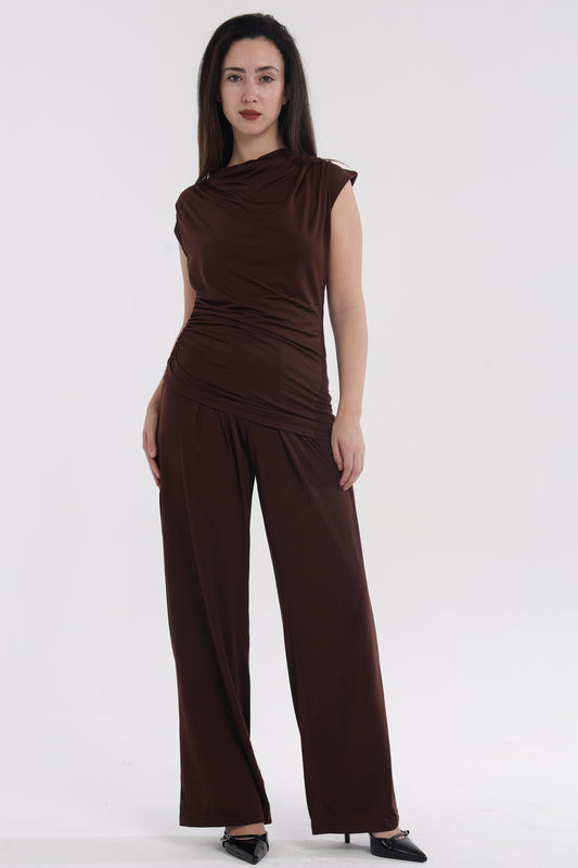 Brown chic co-ord set type 2