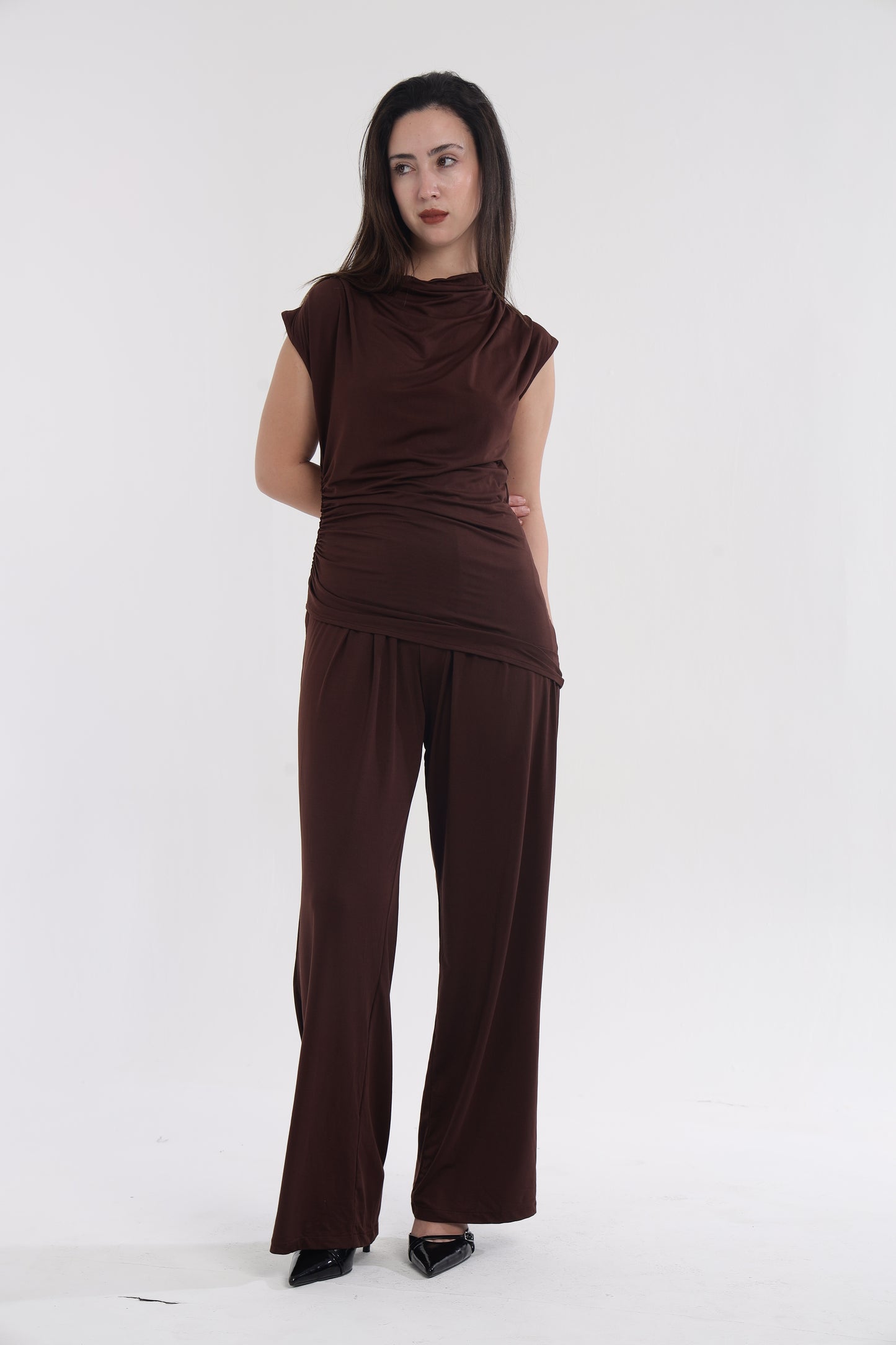 Brown chic co-ord set type 2