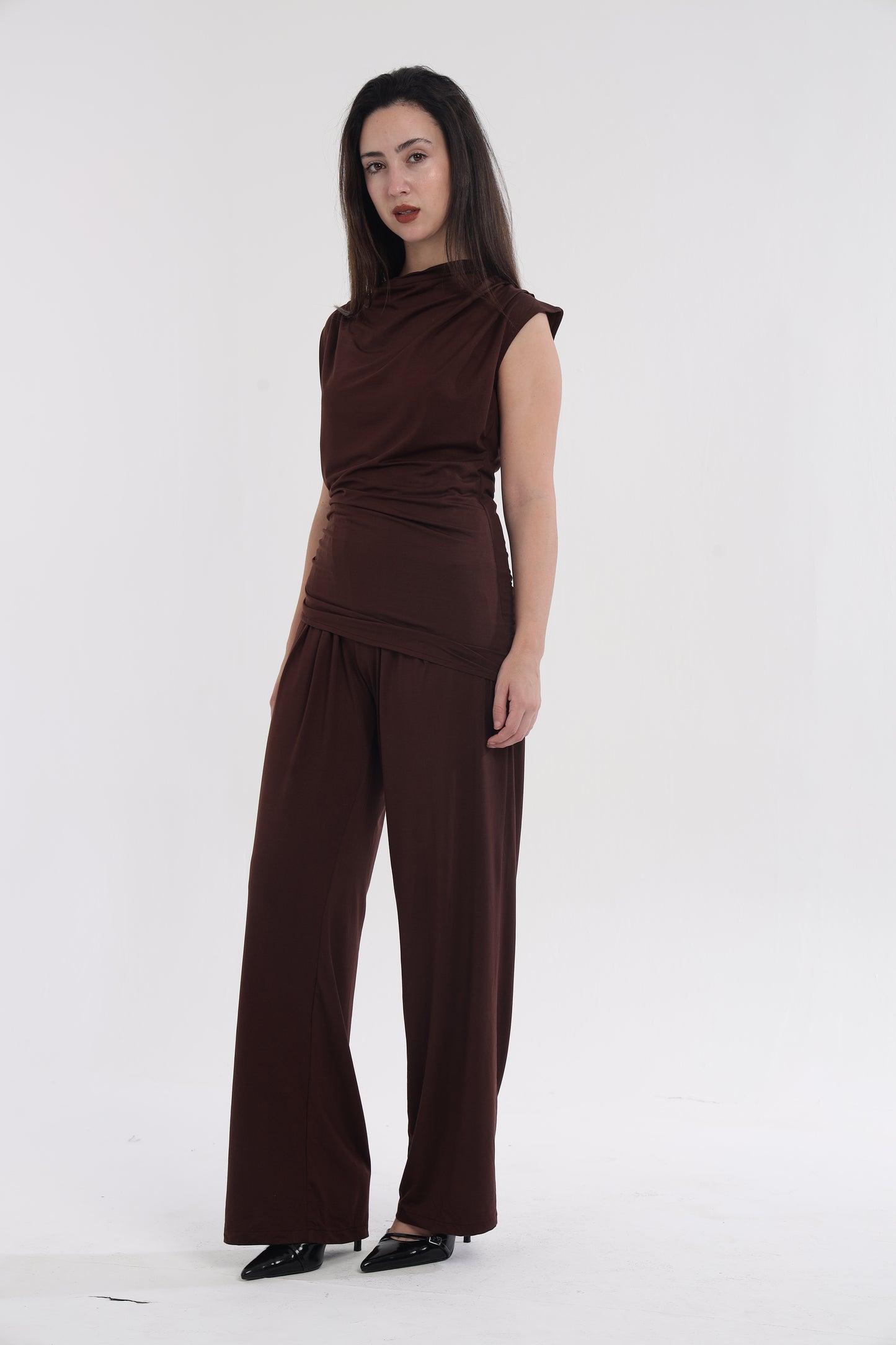 Brown chic co-ord set type 2