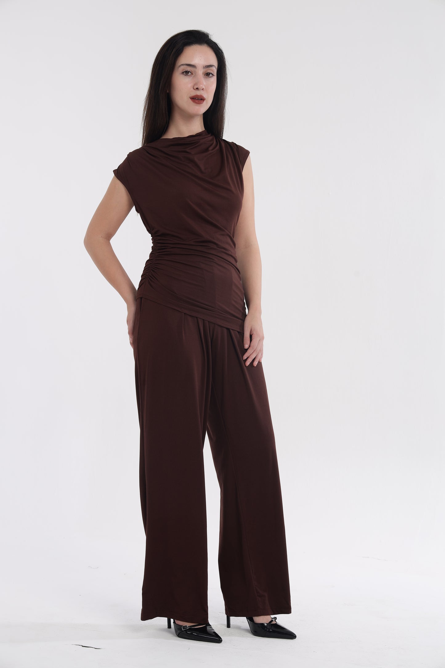 Brown chic co-ord set type 2