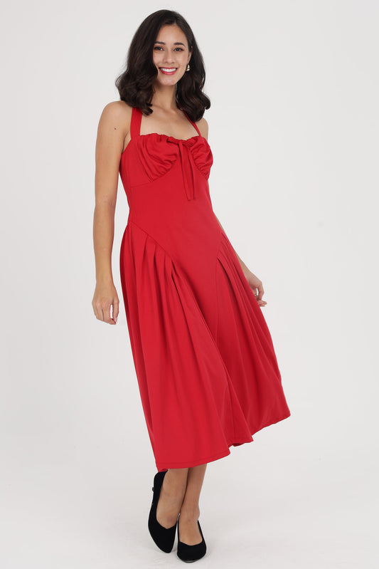 Red Flower Dress