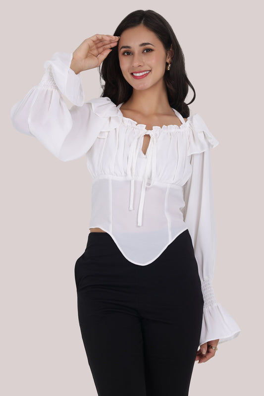 White Blossom Top