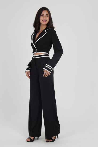 B&W Tailored Co-ord Set