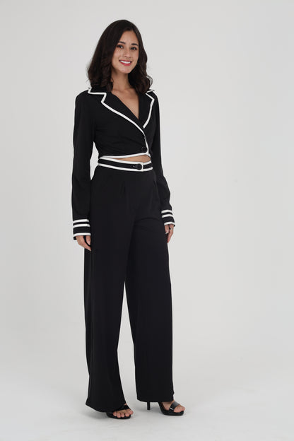 B&W Tailored Co-ord Set