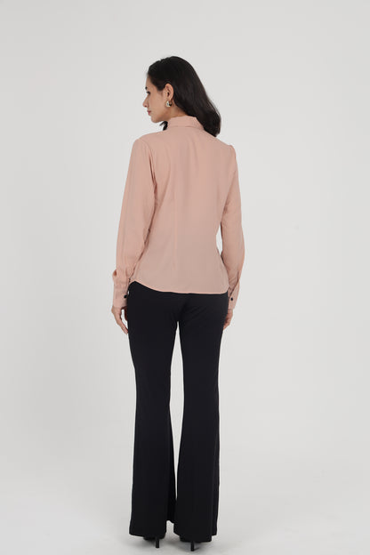 Beige Business Shirt