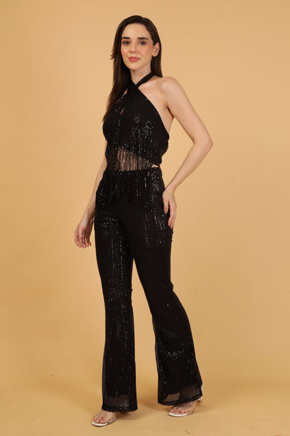 Sequin Frill Top