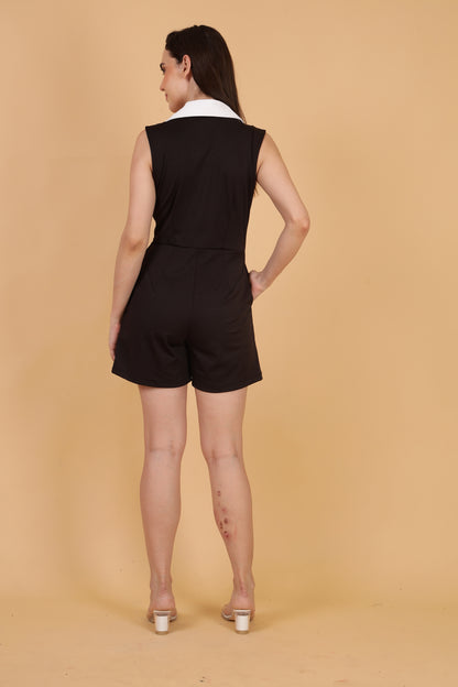 Black & White Romper