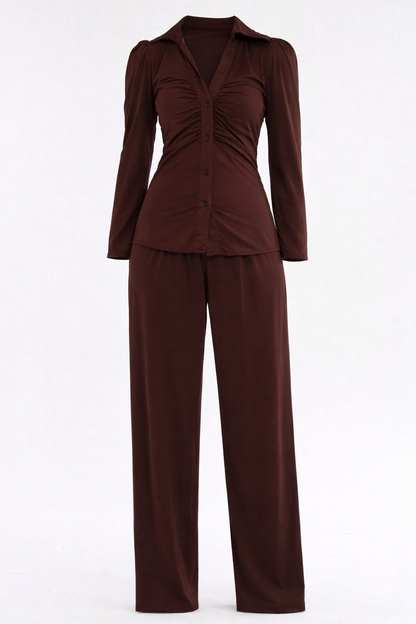 Brown chic co-ord set