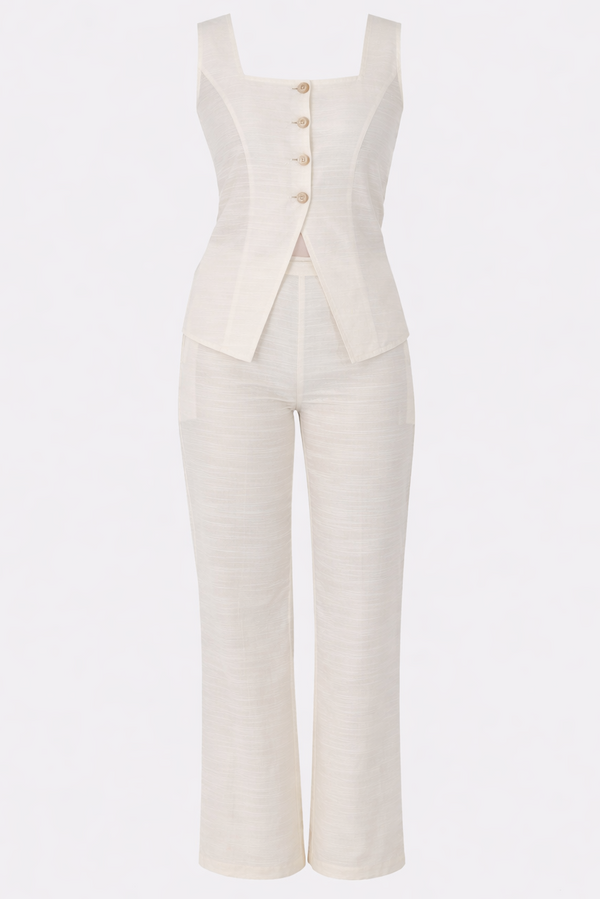 Chic White Co-ord Set