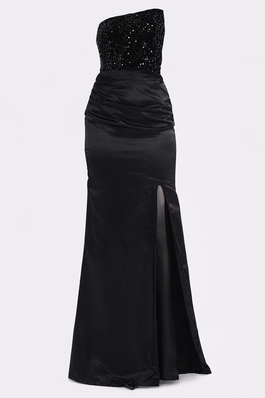 Sequin Satin cocktail dress