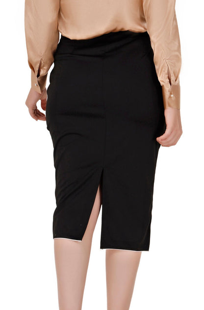 Office knee length skirt