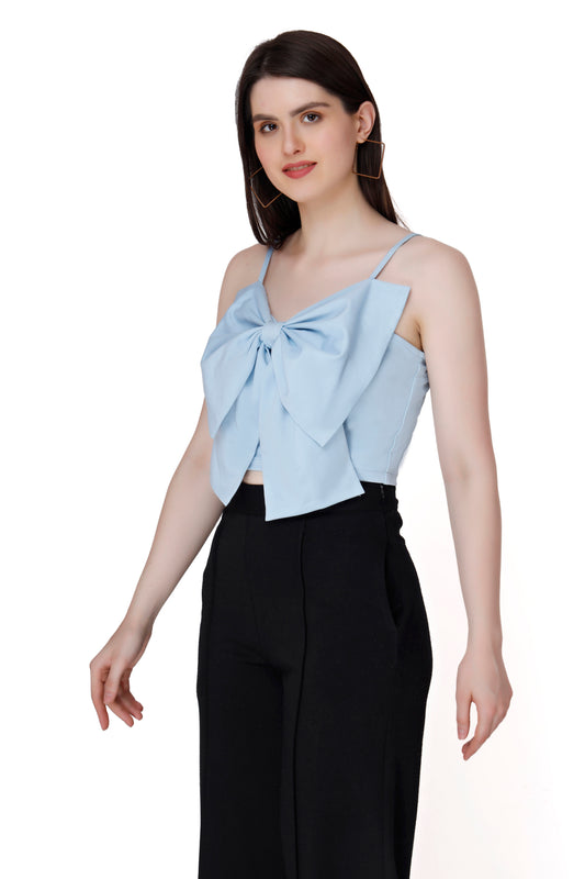 Blue Bow top