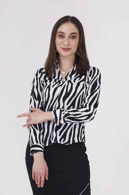 Zebra Print Shirt