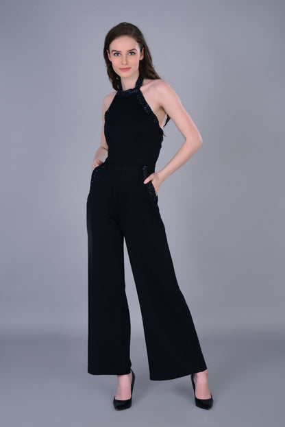 Black Katdana Jumpsuit