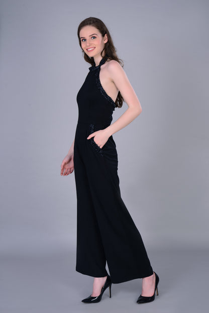 Black Katdana Jumpsuit